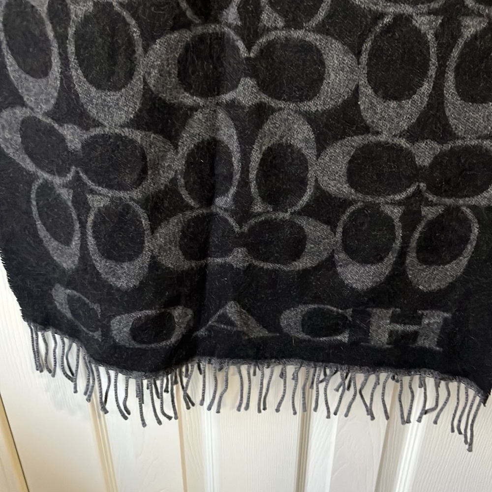 Coach signature scarf wrap.